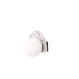Nástěnná lampa Abbeville, bílá