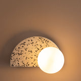 Nástěnná lampa Abbeville, bílá