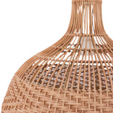 Závěsná lampa Bastia, přírodní barva