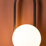 Nástěnná lampa Alpes, černá