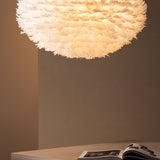 Závěsná lampa Nicola, bílá