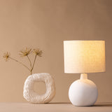 Stolní lampa Torcello, béžová