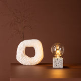 Stolní lampa Rilche, bílá