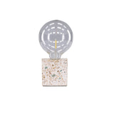 Stolní lampa Rilche, šedá