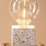 Stolní lampa Rilche, šedá