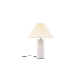Stolní lampa Largin, světle šedá