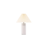 Stolní lampa Largin, světle šedá
