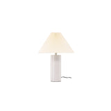 Stolní lampa Largin, světle šedá