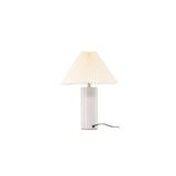 Stolní lampa Largin, světle šedá