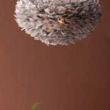 Závěsná lampa Nicola, šedá