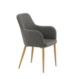 Jídelní židle Comfort, 2ks, tmavě šedá, S57xD62xV93