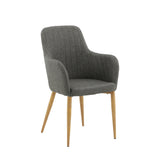 Jídelní židle Comfort, 2ks, tmavě šedá, S57xD62xV93