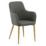 Jídelní židle Comfort, 2ks, tmavě šedá, S57xD62xV93