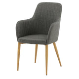 Jídelní židle Comfort, 2ks, tmavě šedá, S57xD62xV93