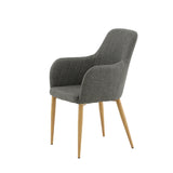 Jídelní židle Comfort, 2ks, tmavě šedá, S57xD62xV93
