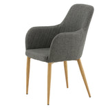 Jídelní židle Comfort, 2ks, tmavě šedá, S57xD62xV93