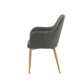 Jídelní židle Comfort, 2ks, tmavě šedá, S57xD62xV93