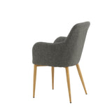 Jídelní židle Comfort, 2ks, tmavě šedá, S57xD62xV93