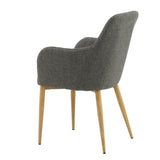 Jídelní židle Comfort, 2ks, tmavě šedá, S57xD62xV93