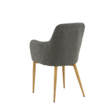 Jídelní židle Comfort, 2ks, tmavě šedá, S57xD62xV93