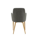 Jídelní židle Comfort, 2ks, tmavě šedá, S57xD62xV93