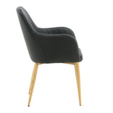 Jídelní židle Comfort, 2ks, černá, S57xD62xV93