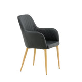 Jídelní židle Comfort, 2ks, černá, S57xD62xV93