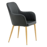Jídelní židle Comfort, 2ks, černá, S57xD62xV93