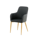 Jídelní židle Comfort, 2ks, černá, S57xD62xV93