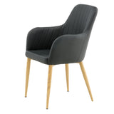 Jídelní židle Comfort, 2ks, černá, S57xD62xV93