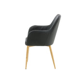 Jídelní židle Comfort, 2ks, černá, S57xD62xV93