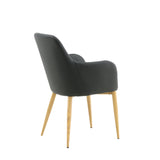 Jídelní židle Comfort, 2ks, černá, S57xD62xV93