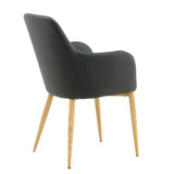 Jídelní židle Comfort, 2ks, černá, S57xD62xV93