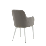 Jídelní židle Comfort, 2ks, šedá, S57xD62xV93