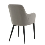 Jídelní židle Comfort, 2ks, černá, S57xD62xV93