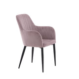 Jídelní židle Comfort, 2ks, starorůžová, S57xD62xV93