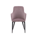 Jídelní židle Comfort, 2ks, starorůžová, S57xD62xV93