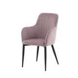 Jídelní židle Comfort, 2ks, starorůžová, S57xD62xV93
