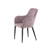 Jídelní židle Comfort, 2ks, starorůžová, S57xD62xV93