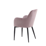 Jídelní židle Comfort, 2ks, starorůžová, S57xD62xV93