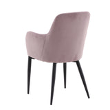 Jídelní židle Comfort, 2ks, starorůžová, S57xD62xV93