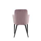 Jídelní židle Comfort, 2ks, starorůžová, S57xD62xV93