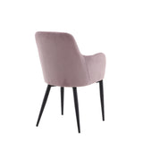 Jídelní židle Comfort, 2ks, starorůžová, S57xD62xV93