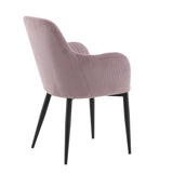 Jídelní židle Comfort, 2ks, starorůžová, S57xD62xV93