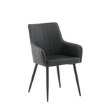 Jídelní židle Comfort, 2ks, černá, S57xD62xV93