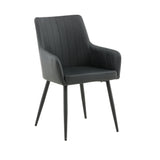Jídelní židle Comfort, 2ks, černá, S57xD62xV93