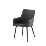 Jídelní židle Comfort, 2ks, černá, S57xD62xV93