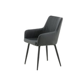 Jídelní židle Comfort, 2ks, černá, S57xD62xV93