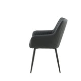 Jídelní židle Comfort, 2ks, černá, S57xD62xV93