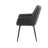 Jídelní židle Comfort, 2ks, černá, S57xD62xV93